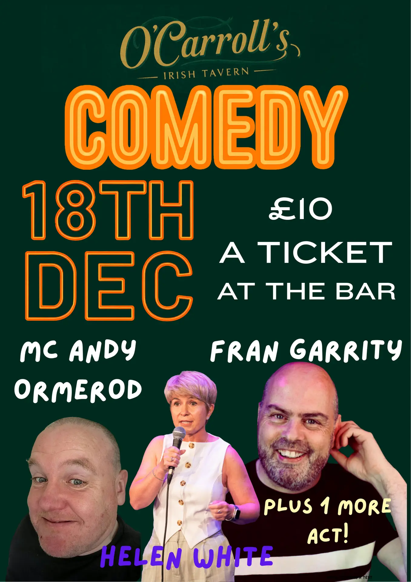 Comedy Night 18th December